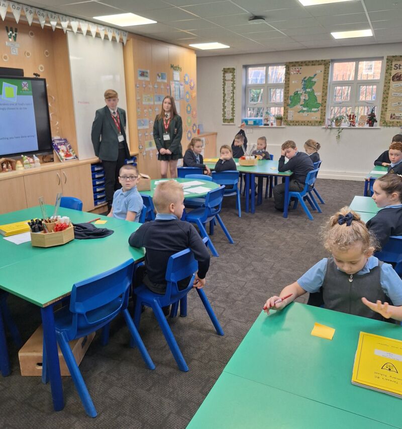 Image for the Tweet beginning: Y9 returned to their primary